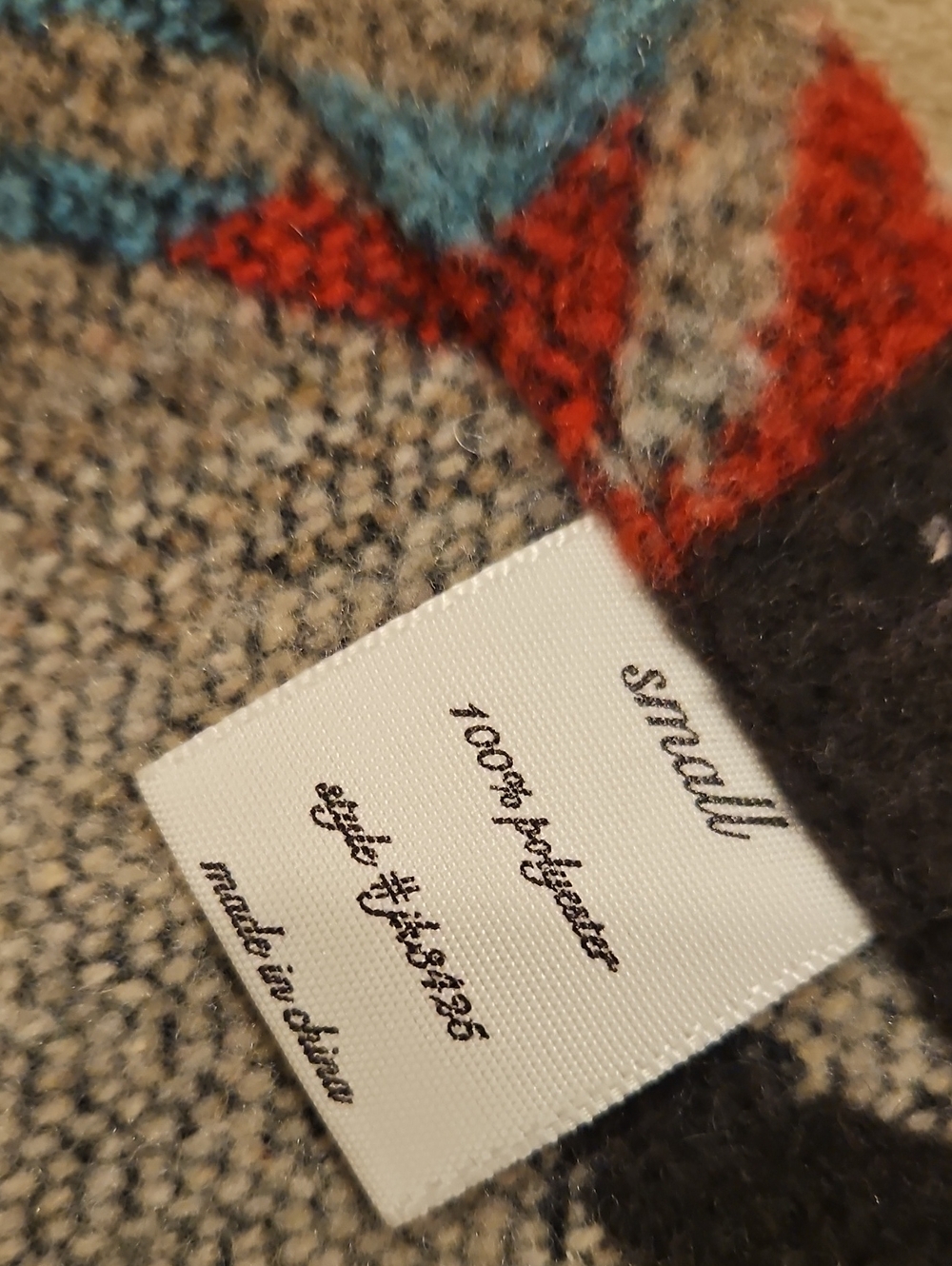 Women's Neutral Aztec Pattern Button-Front Coat - Picture 11 of 12